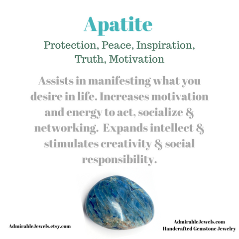 Handmade Dainty Apatite Jewelry