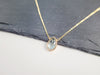 Aquamarine Pear Briolette Pendant Necklace