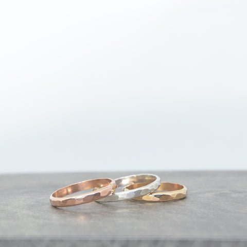 Handmade Rings in Sterling Silver, 14k Gold Filled or Rose Gold Filled