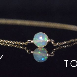 October Birthstone - Opal & Tourmaline by admirable jewels