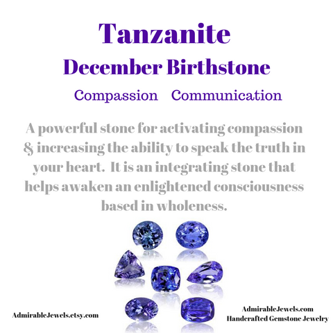 Handmade Dainty Tanzanite Jewelry