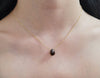 Delicate Smoky Quartz Pendant Necklace for Women in Sterling Silver/Gold-Filled