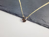Delicate Smoky Quartz Pendant Necklace for Women in Sterling Silver/Gold-Filled