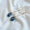 Moss Kyanite Dangle Earrings