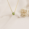 Peridot Floating Necklace - Fidget Necklace