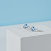 Aquamarine Stud Earrings