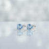 Aquamarine Stud Earrings