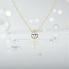 White Topaz Briolette Pendant Necklace