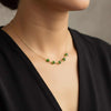 Beaded Chrome Diopside Necklace