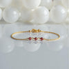 Dainty Garnet Bracelet