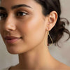 Garnet Drop Earrings