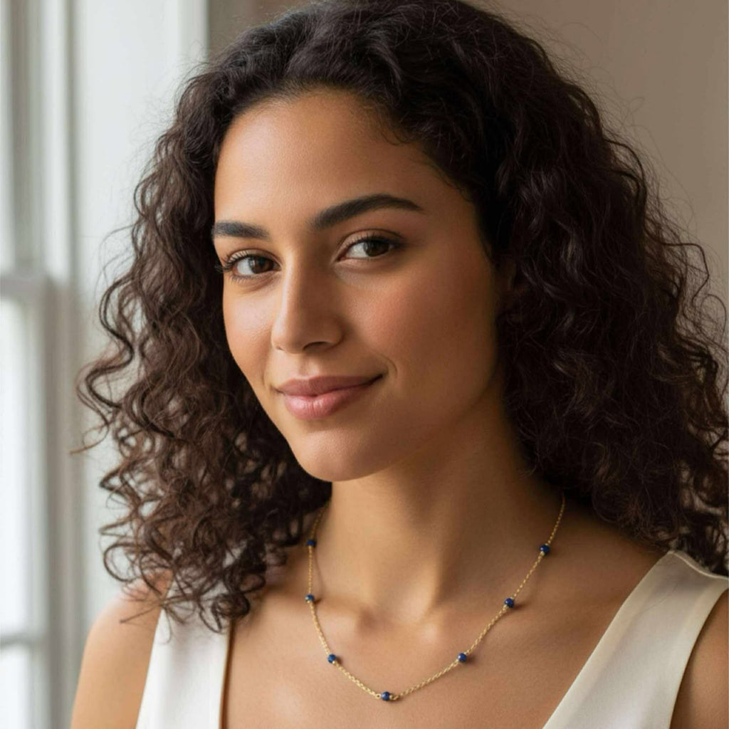 Kyanite Beaded Necklace