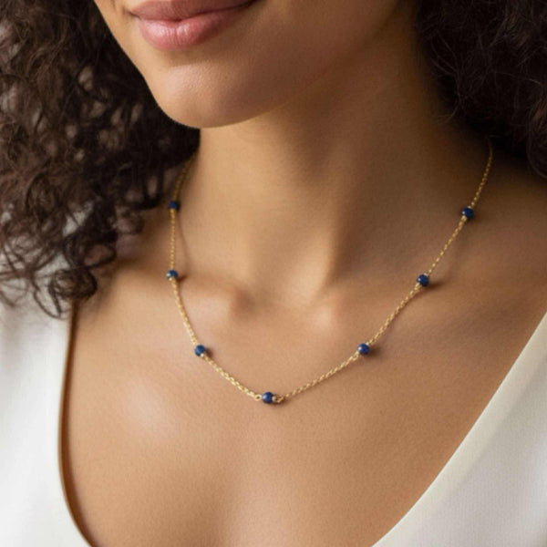 Kyanite Beaded Necklace