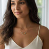 Larimar Hoop Necklace