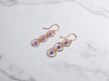 Elevate your look with these stunning boho purple opal dangle hoops—lightweight, elegant, and perfect for gifting!