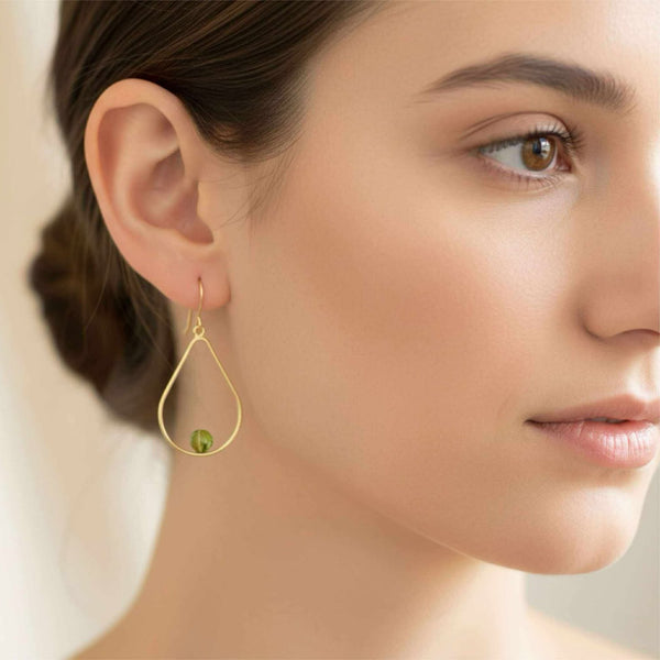 Peridot Dangle Earrings