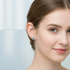 Aquamarine Stud Earrings