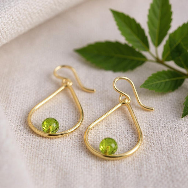 Peridot Dangle Earrings