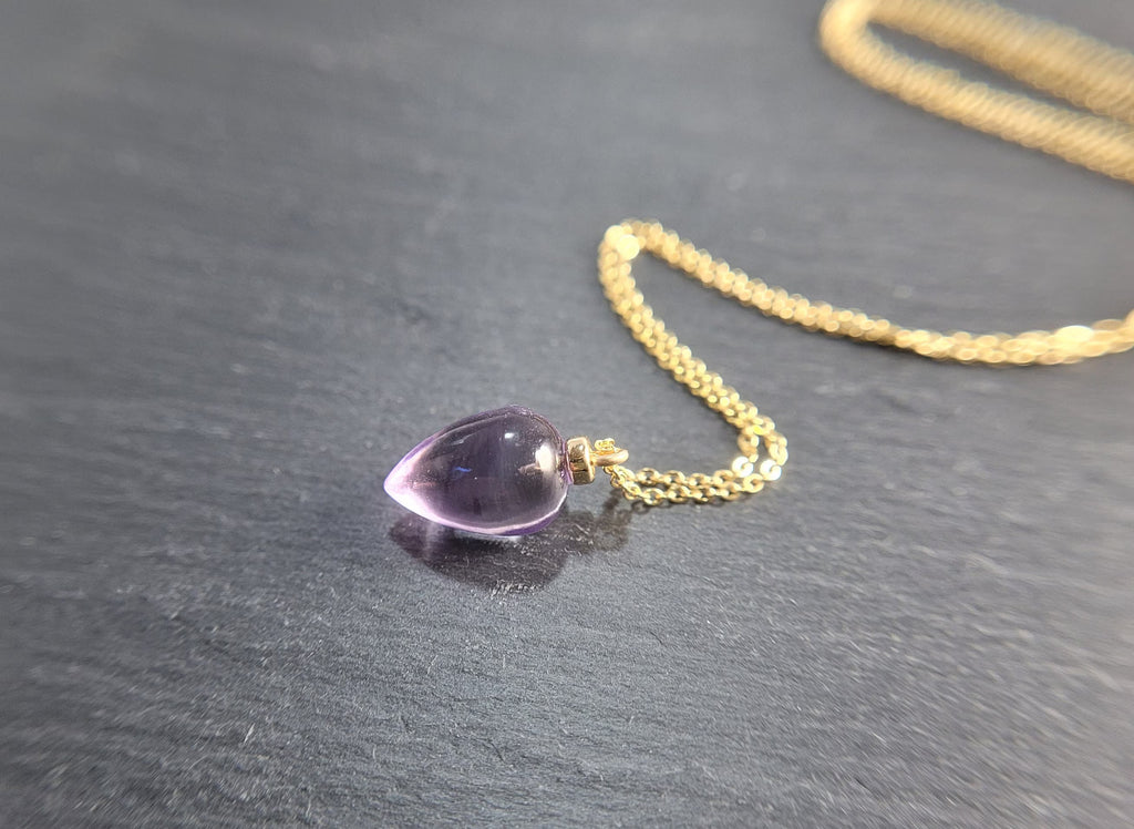 Pink Amethyst Necklace - 14k Gold-Filled or Sterling Silver