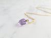 Pink Amethyst Necklace - 14k Gold-Filled or Sterling Silver