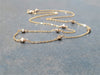 Beaded Gold Pyrite Necklace