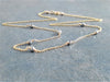 Worn on Riverdale - Silver Pyrite Beaded Choker Necklace - Two Toned Necklace