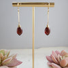 Garnet Dangle Earrings