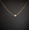 Dainty Floating Gold Ball Necklace
