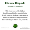 Chrome Diopside Healing Properties
