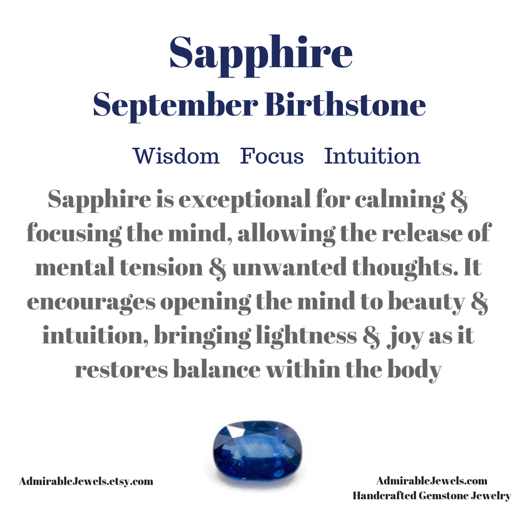 Sapphire Healing Properties