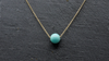 Amazonite Floating Necklace - Fidget Necklace