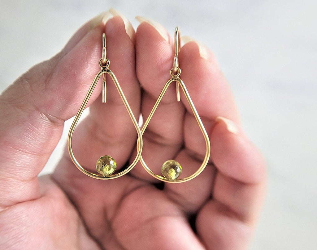 Peridot Dangle Earrings