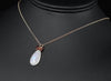 Rainbow Moonstone and Garnet Cluster Necklace - Worn on The Vampire Diaries
