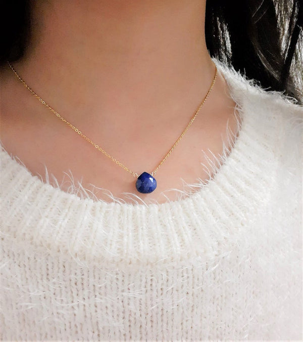 Lapis Lazuli Heart Shape Necklace