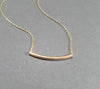 Gold Filled Tube Necklace - Fidget Necklace