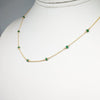 Emerald Beaded Choker Necklace